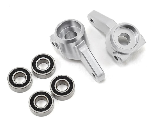 Oversized Front Knuckles for Traxxas Slash/Rustler/Stampede w/Bearings (Silver)