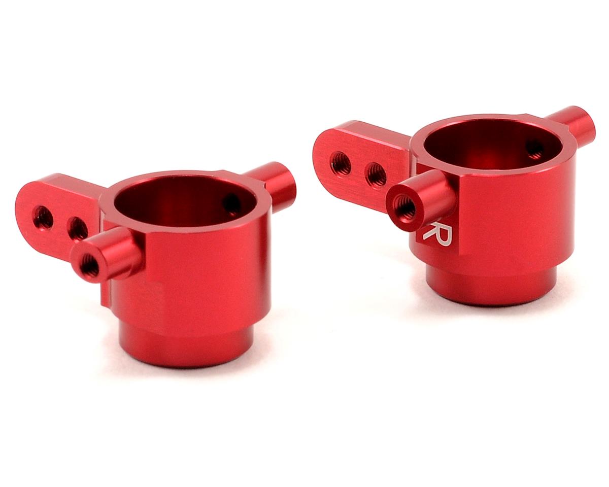 ST Racing Concepts Aluminum Front Steering Knuckles (Red) (Slash 4x4)