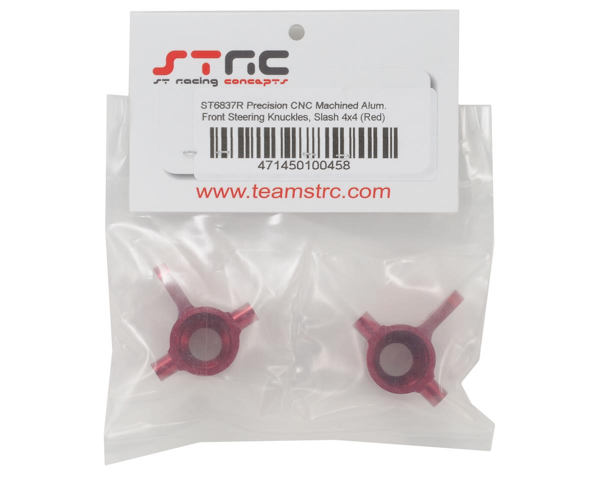 Alum. Front Steering Knuckles (Red) (Slash 4x4) (Hoss)