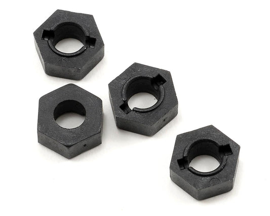 12mm Nylon M6 Driveshaft Hex Adapter Set (4) (Front/Rear)
