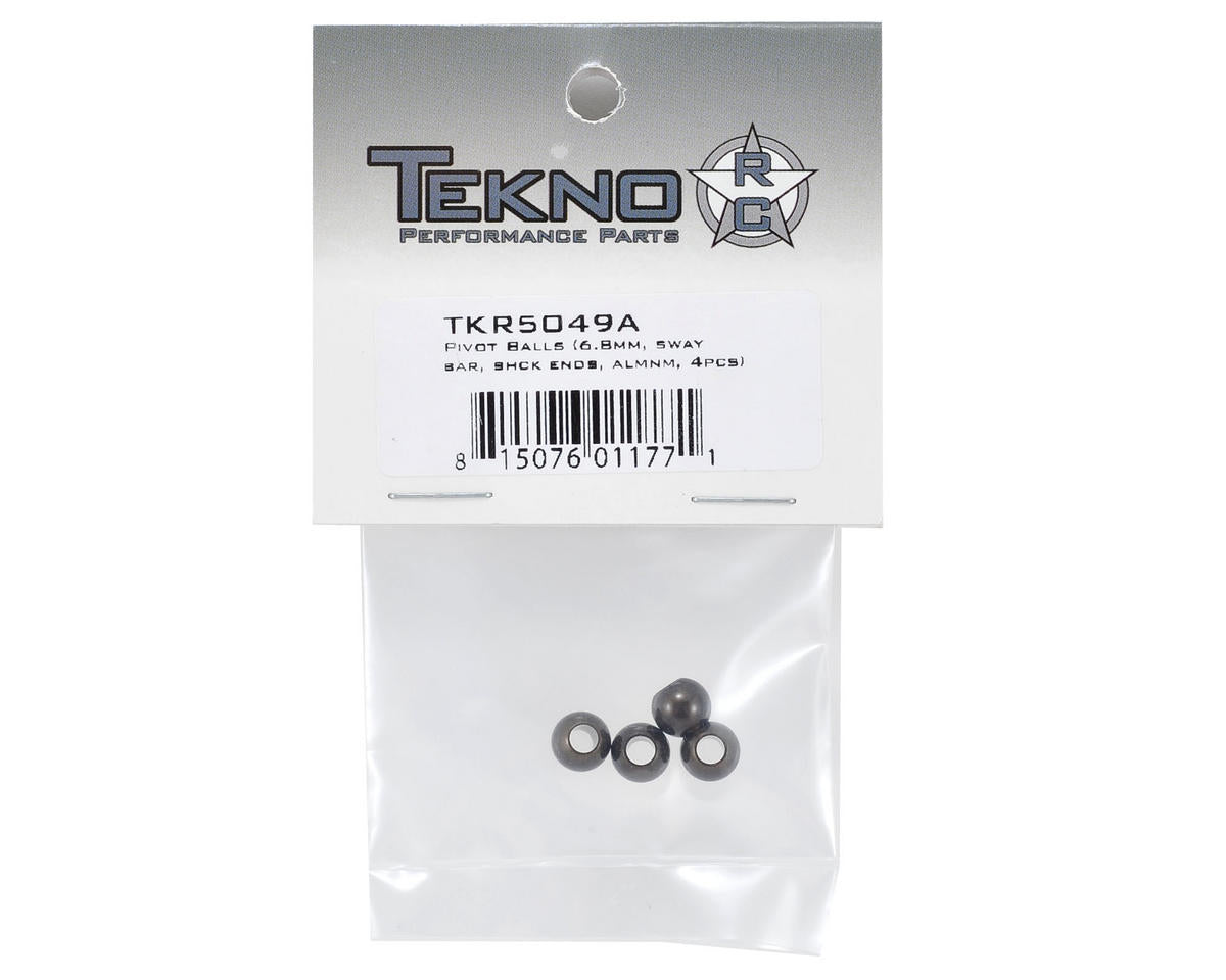 Tekno RC Aluminum 6.8mm Pivot Ball Set (4)