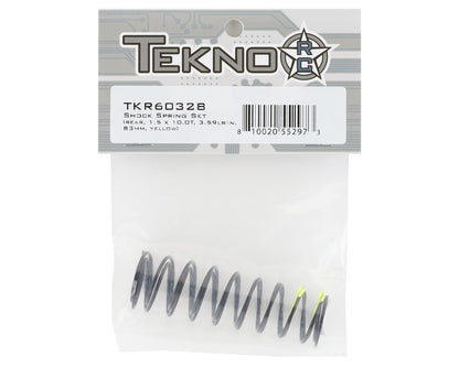 83mm Rear Shock Spring Set (Yellow) (1.5 x 10.0T) (2)