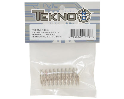 Low Frequency 57mm Front Shock Spring Set (Pink - 3.82lb/in) (1.6x11.0)