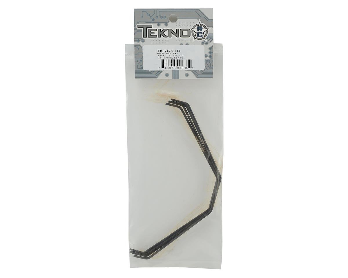 EB410/ET410 Rear Sway Bar Set (1.5, 1.6, 1.7, 1.8, 1.9mm)