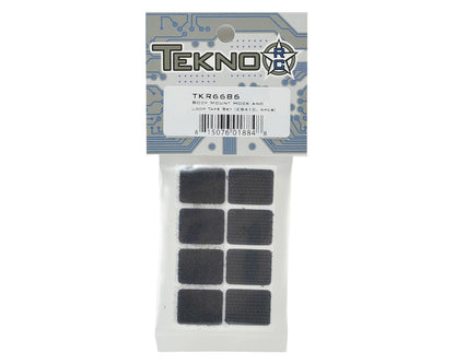 Tekno RC EB410/ET410 Body Mount Hook & Loop Tape Set (4)
