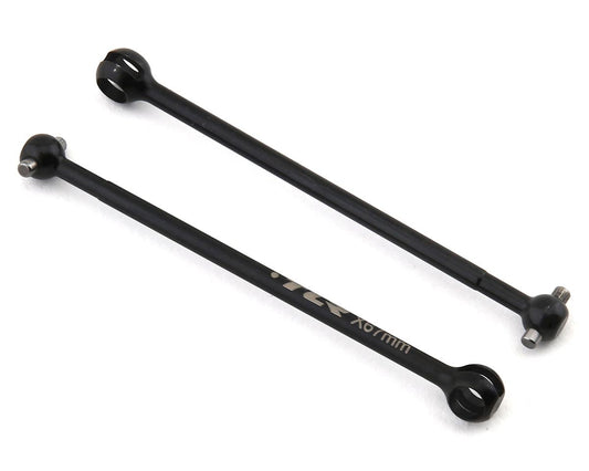 Team Losi Racing 22X-4 67mm Rear CVA Driveshaft Bones (2)