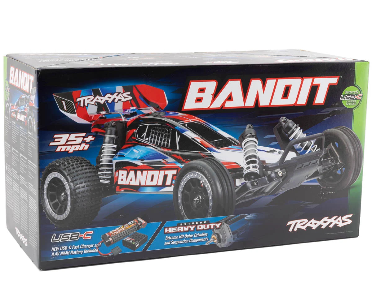 Bandit HD 1/10 RTR 2WD Electric Buggy w/XL-5 ESC,  Battery & USB-C Charger