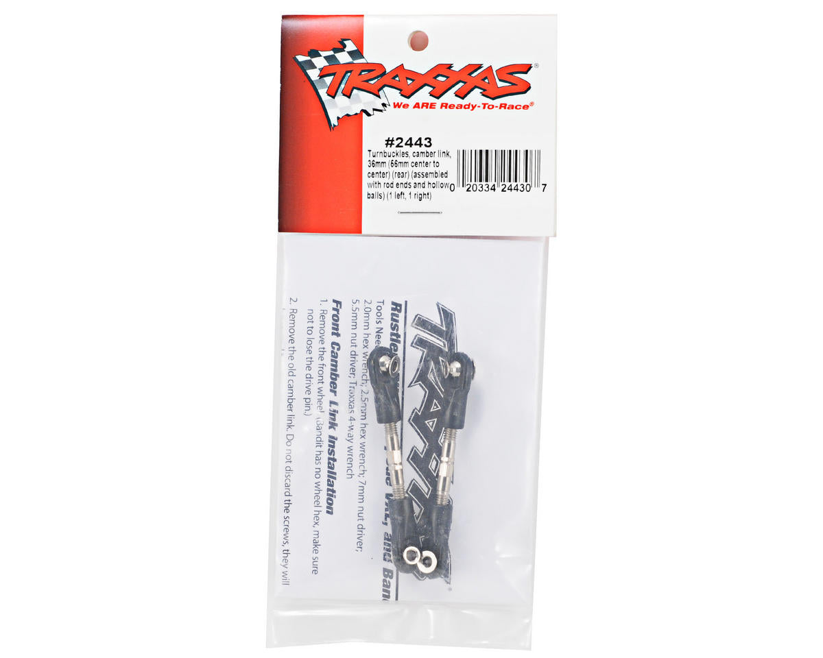 Traxxas 36mm Camber Link Turnbuckle Set (2)