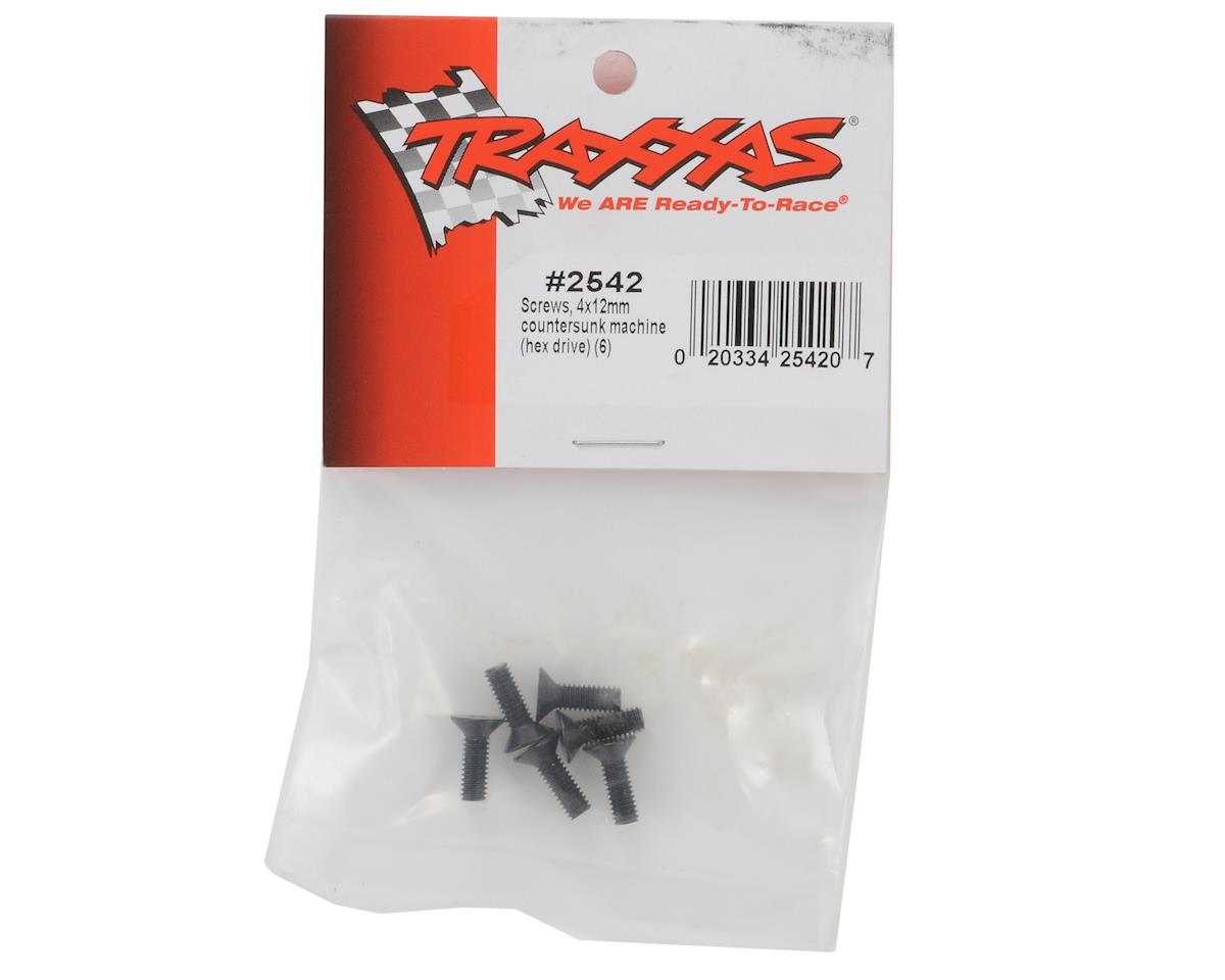 Traxxas 4X12mm Flat Head Screws (6)
