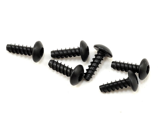 2.5x8mm Button Head Hex Plastic Screws (6)