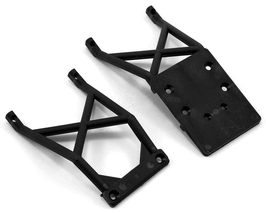 Stampede Front & Rear Skid Plate Set (Black)