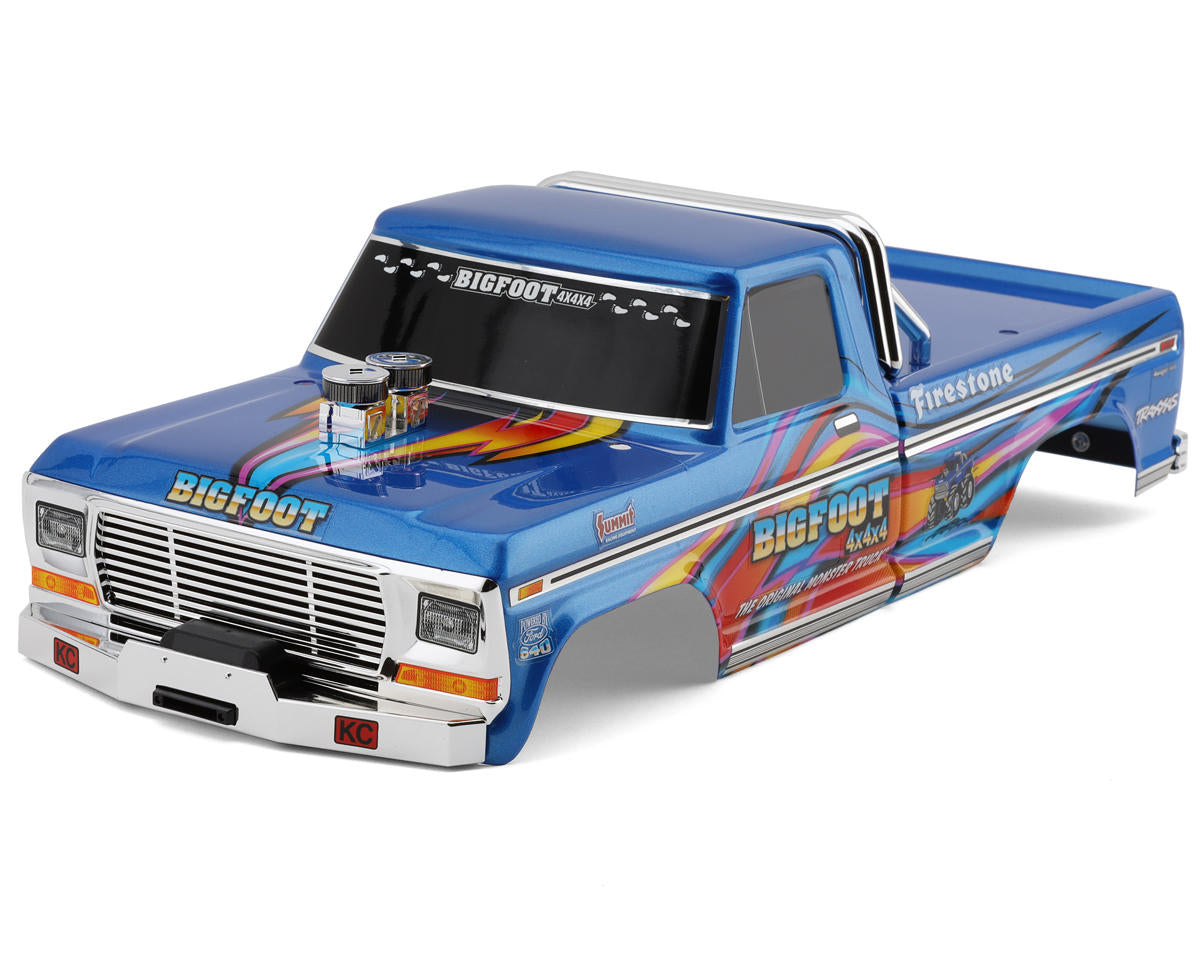 "Bigfoot" Blue X Pre-Painted Monster Truck Body