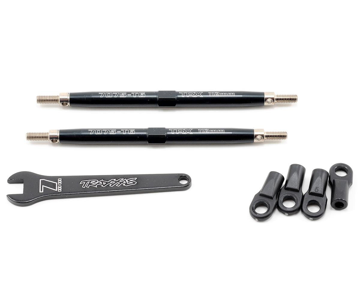 T-MAXX Front Aluminum Toe Links (Black) (2)