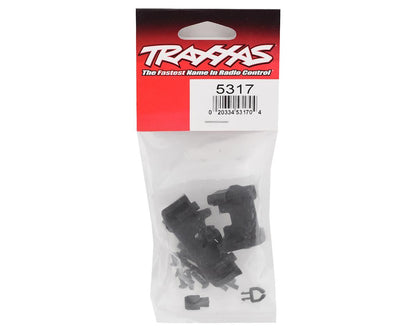 Revo Shock Mounts front & Rear w/wire clip (1), chassis wire clips (4), 3