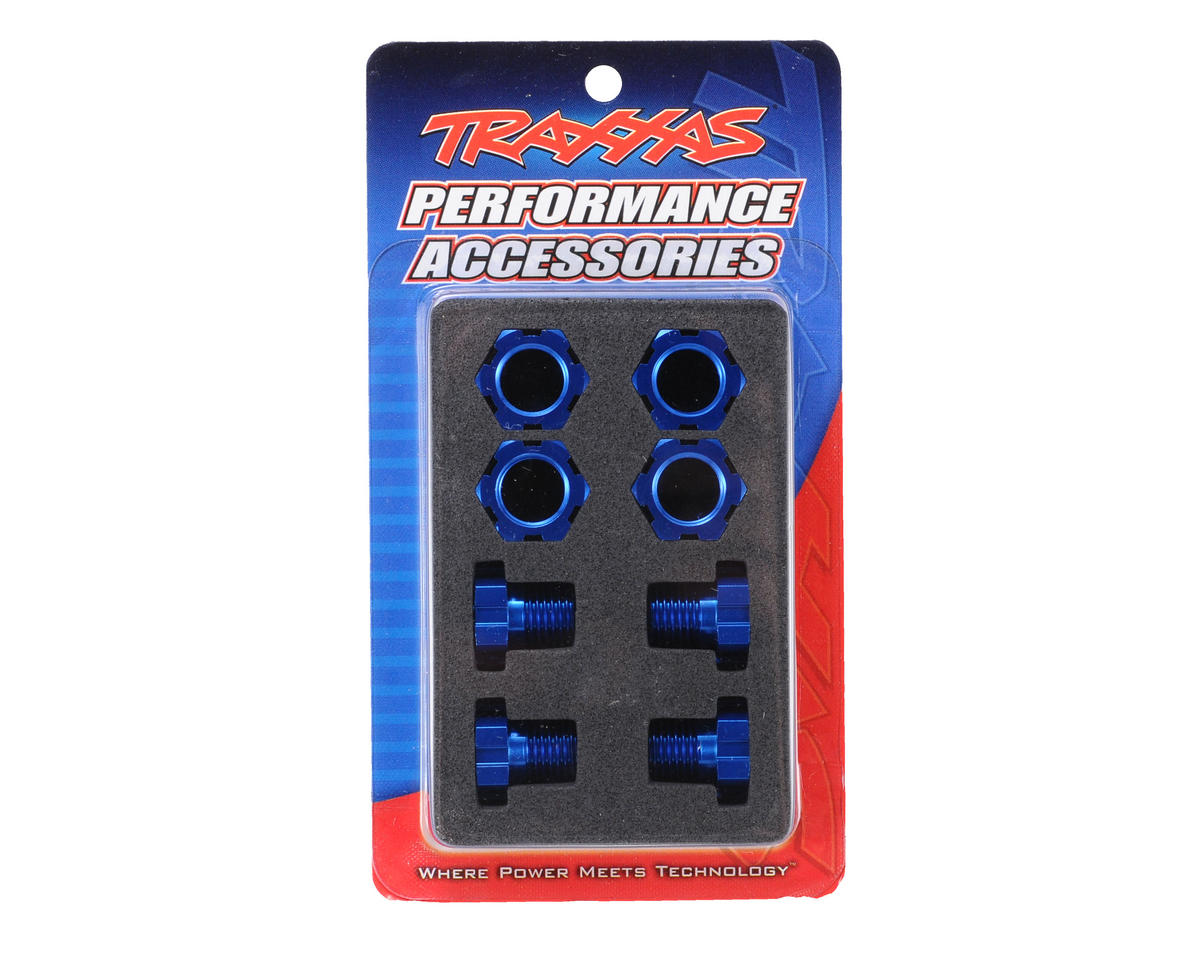17mm Splined Wheel Hub Set (Blue) (4)