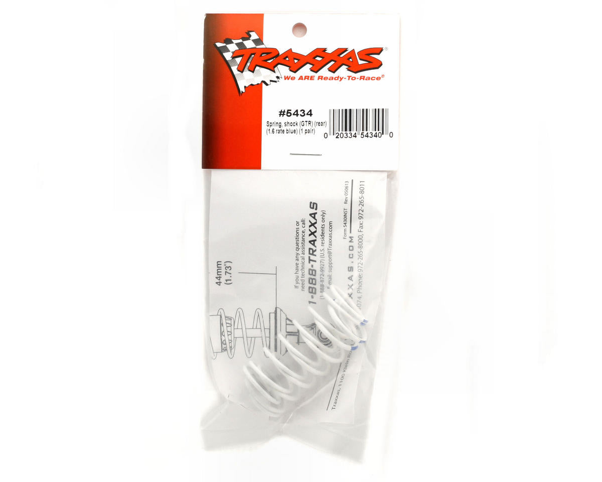 Rear Shock Springs (Blue - GTR 1.6) (2) Jato, Xo-1