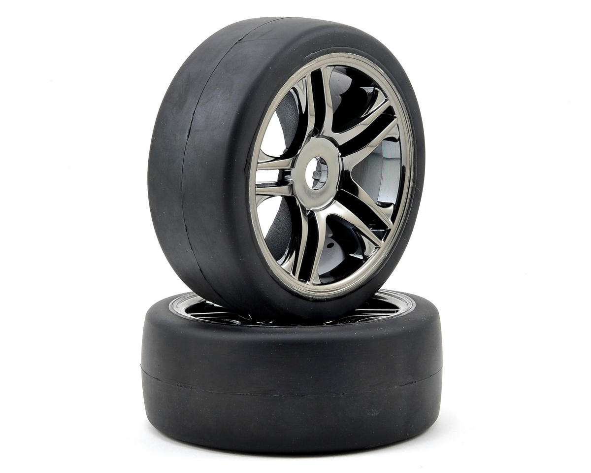 XO-1 Front Tire & Wheel Set (2) (Black Chrome) (S1) – Parkflyers RC