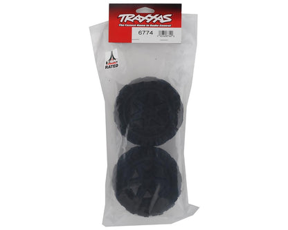 Traxxas Talon EXT 2.8" Pre-Mounted Tires w/RXT Wheels (2) (Black) (2wd Electric Rear)