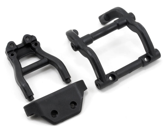 Wheelie Bar Mount/Rear Skidplate Set (Black)