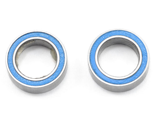 8x12x3.5mm Blue Rubber Sealed Ball Bearings (2)