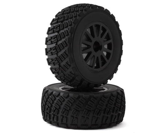 Rally Pre-Mounted Tires w/Rally Wheels (Black) (2)