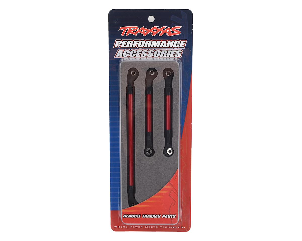Traxxas TRX-4 Long Arm Lift Kit Steering Link Set (Red)