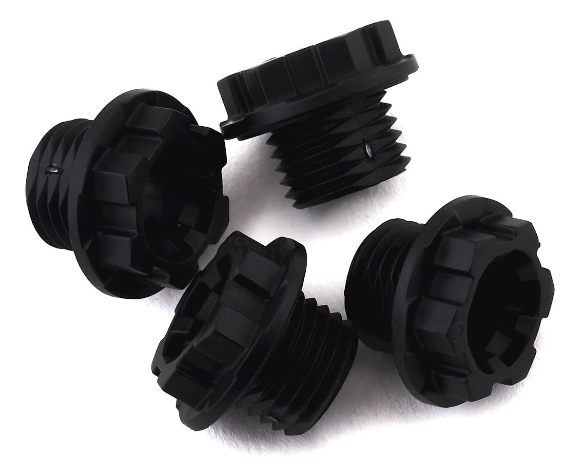 TRX-4 Traxx Stub Axle Nut (Black) (4)