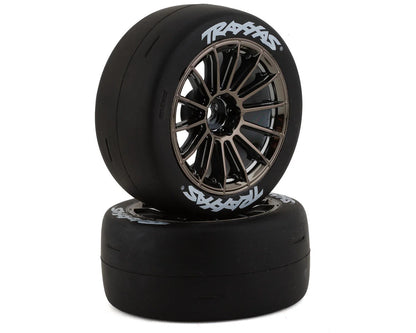 Sticky 2.0" Response Pre-Mounted Tires w/Multi-Spoke Wheels (Satin Chrome) (2) (Front) (VXL)