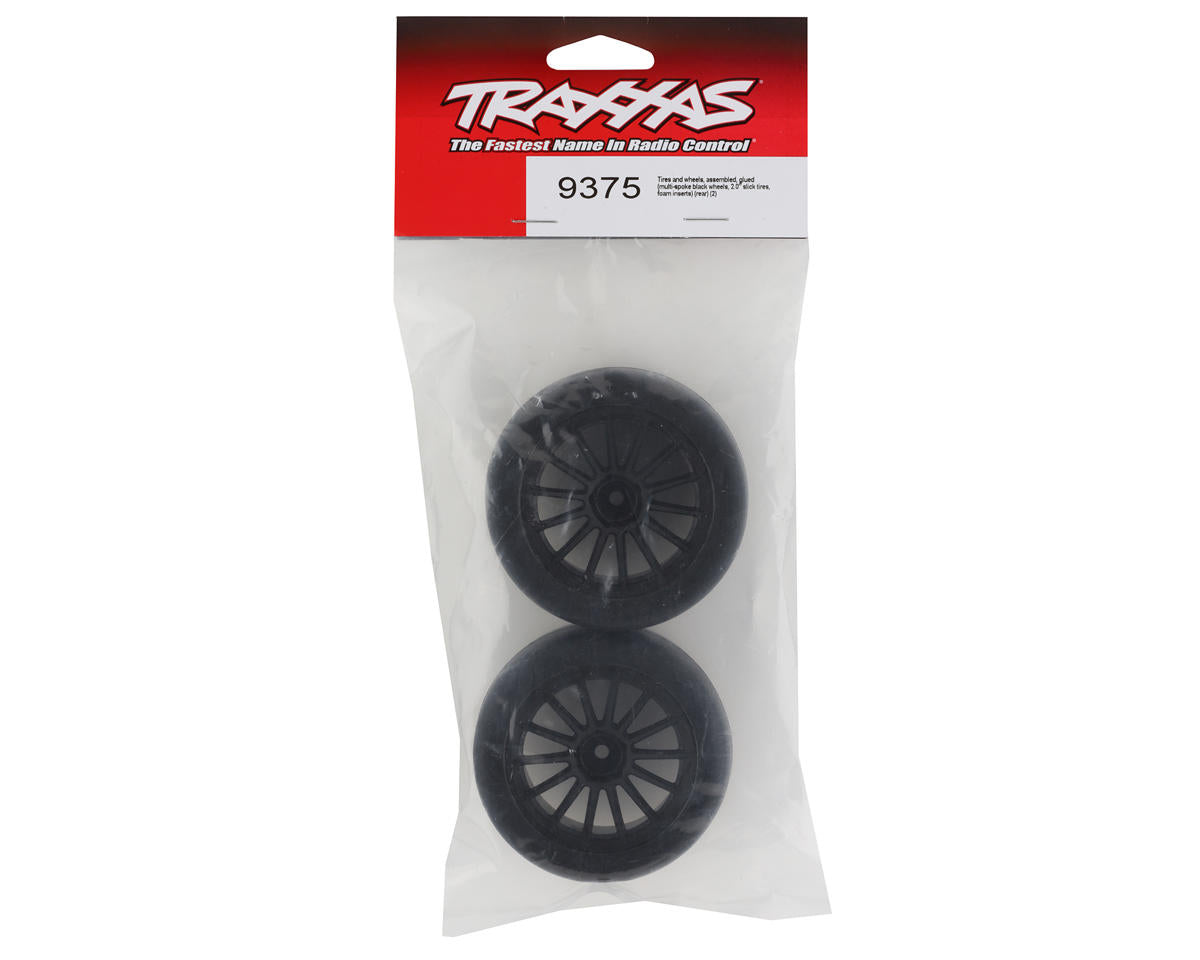 Sticky 2.0" Response Pre-Mounted Tires w/Multi-Spoke Wheels (Black) (2) (Rear)