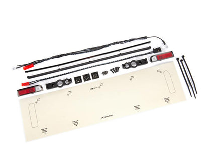 Drag Slash LED Tail Light Set w/Power Harness