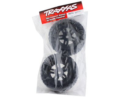 Sledge Pre-Mounted 3.8" Sledgehammer Tires (Black) (2) w/17mm Hex