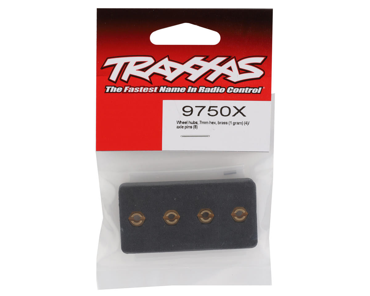 TRX-4M Brass Wheel Hexes (4) (4g)