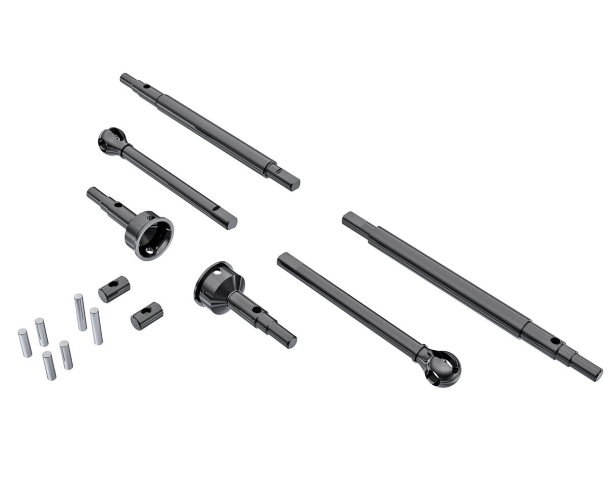 TRX-4M Hardened Steel Axle Shaft Set (Front & Rear)