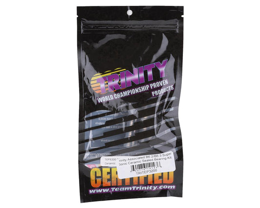Trinity Associated B6.2/B6.3 Super Sonic Ceramic Sealed Bearing Kit