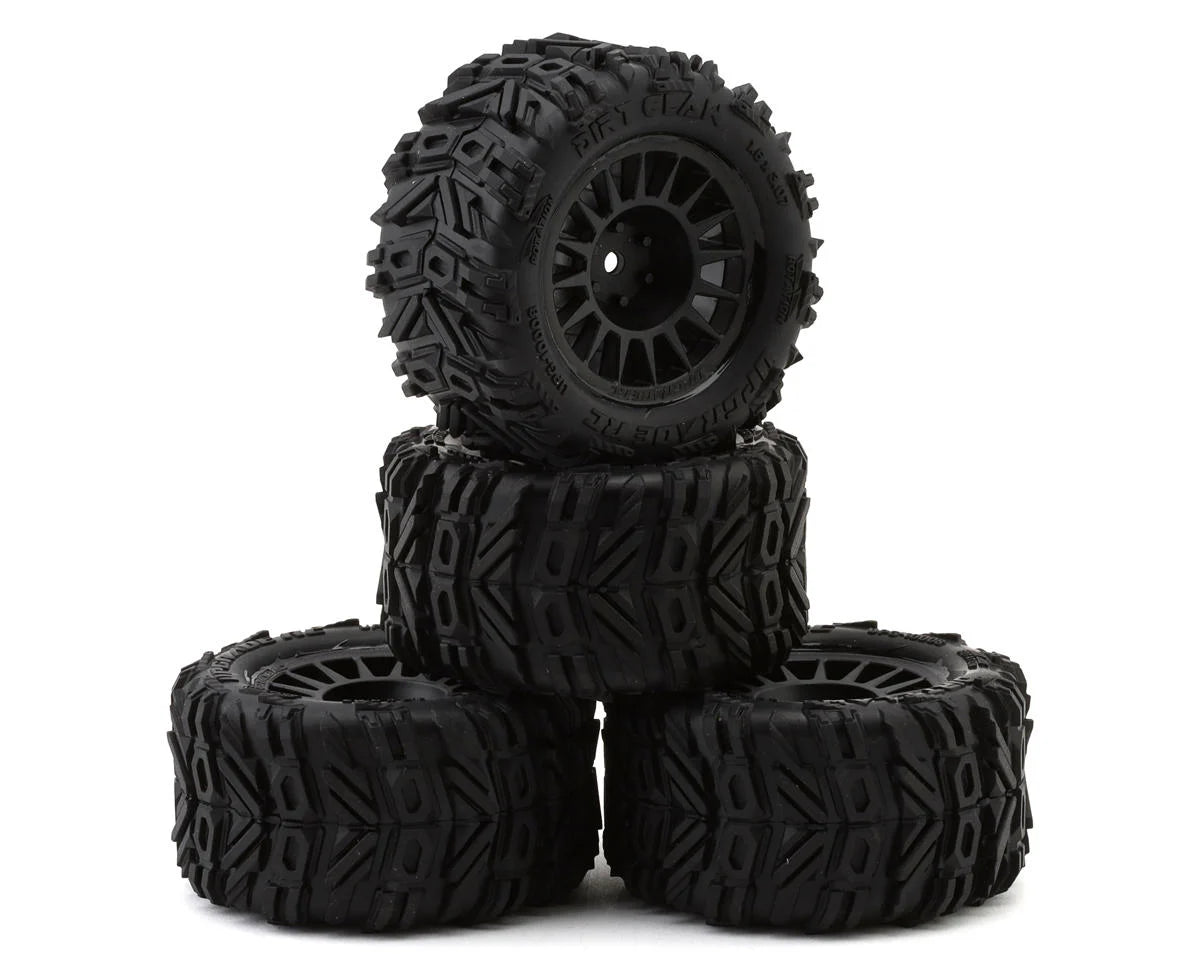 Dirt Claw Pre-Mounted BELTED Tires for ARRMA® Granite Grom™ (4)