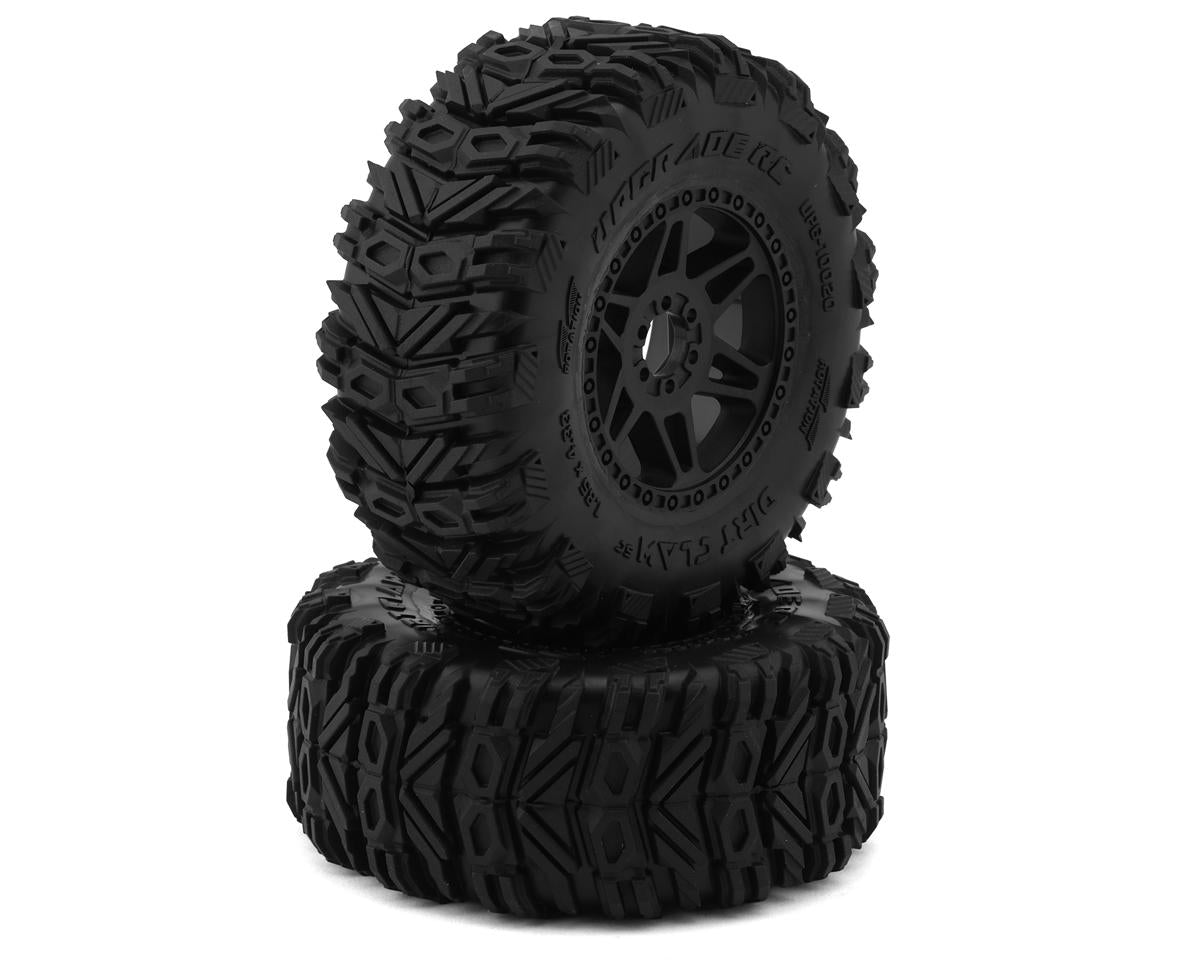 Dirt Claw SC 2.2/3.0" Pre-Mounted BELTED Short Course Truck Tires (2) (17mm/14mm/12mm Hex)