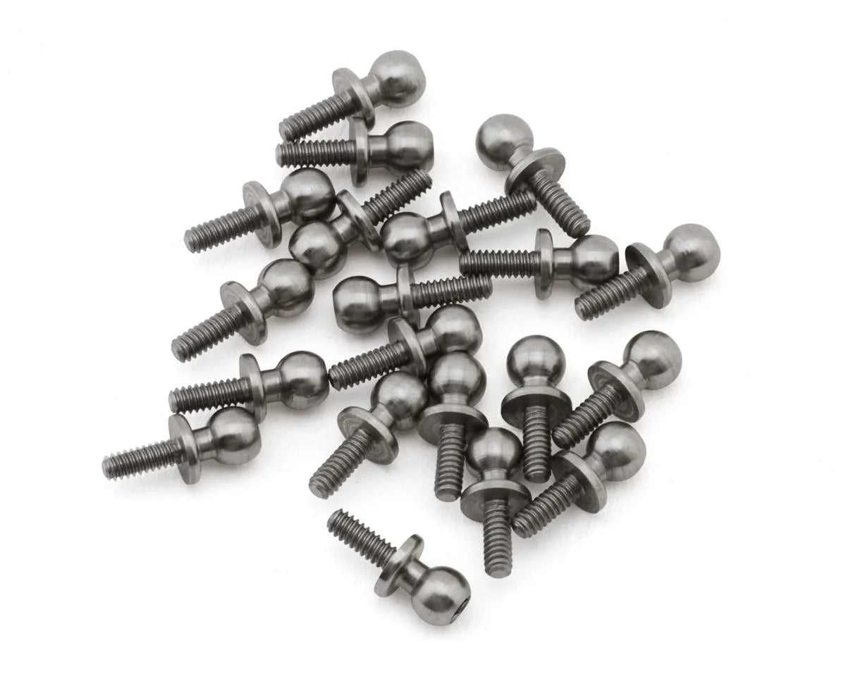 Stainless Steel Ball Studs w/Hex Drive for Losi® Micro-B™ & Micro-T™ (20)